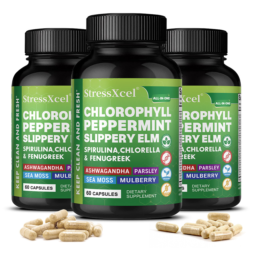 Health Wellness Day - Chlorophyll Capsules, Supports Daily Freshness, Skin