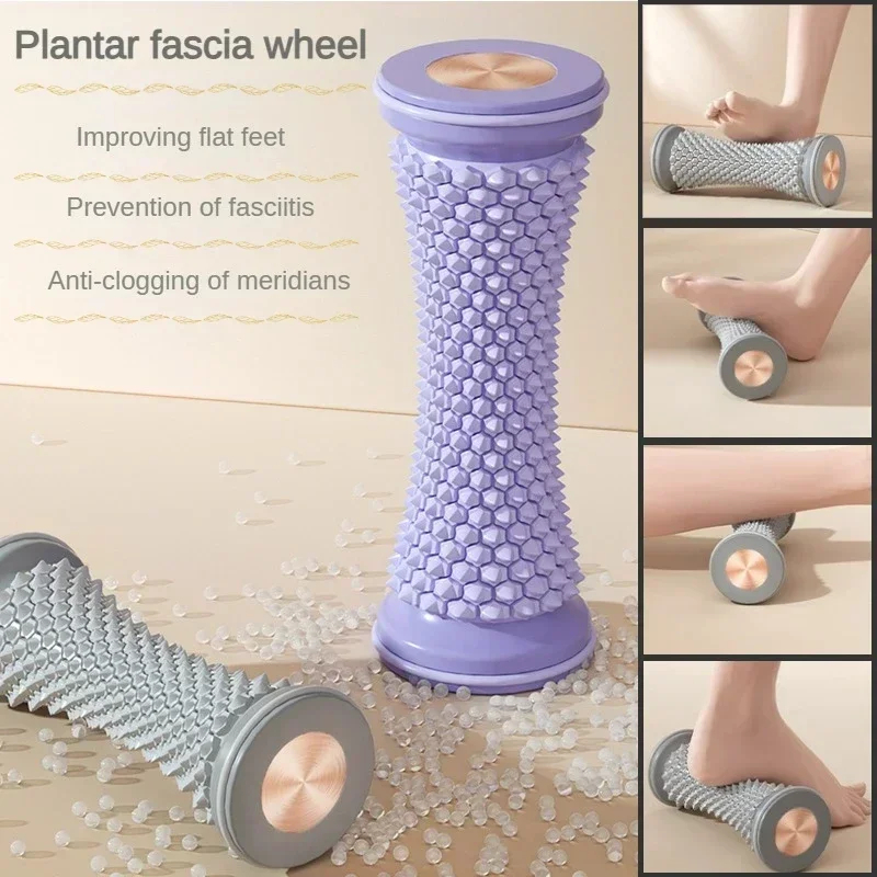 Reflexology Foot Roller - Foot Massage Roller Yoga Ball Plantar