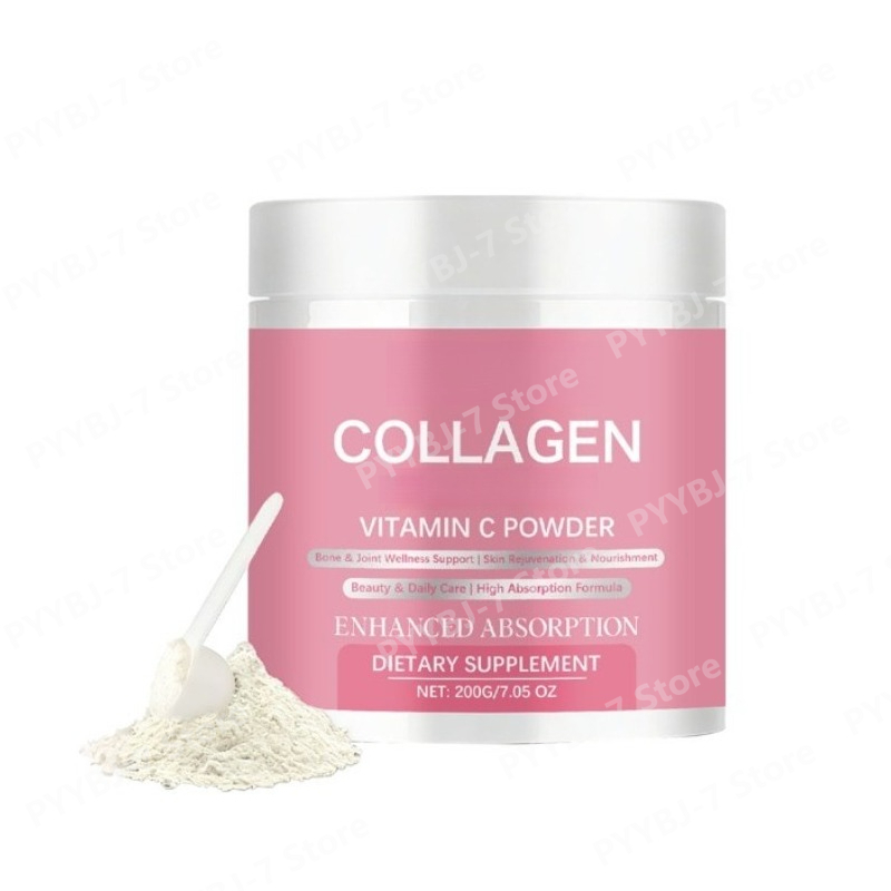 Health Wellness Vitamins - Collagen Powder with Vitamin C for