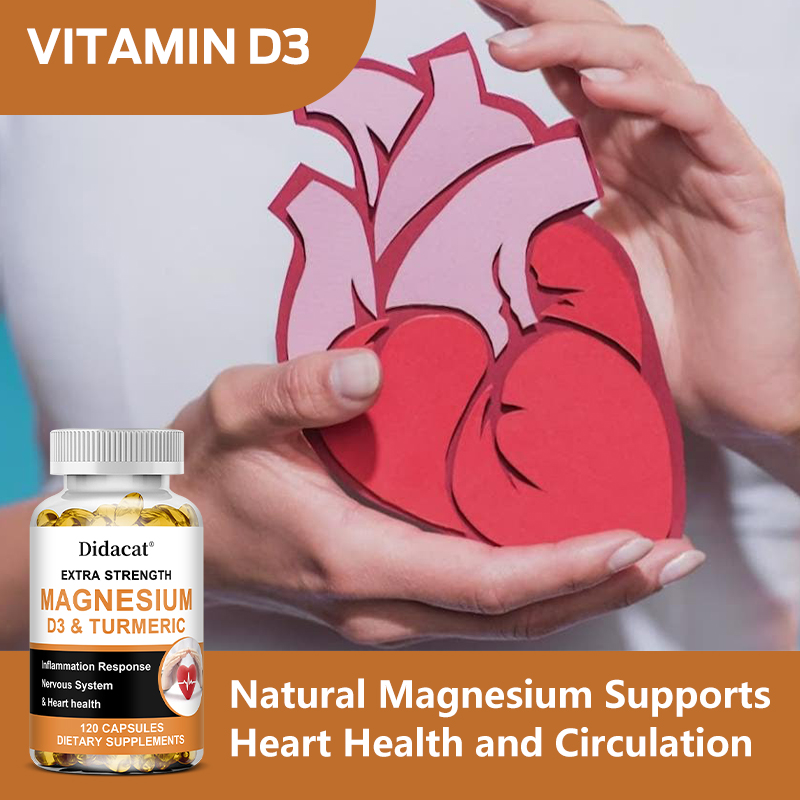 Magnesium & Vitamin D3 with Tu - Health Wellness Vitamins recensione e prezzo