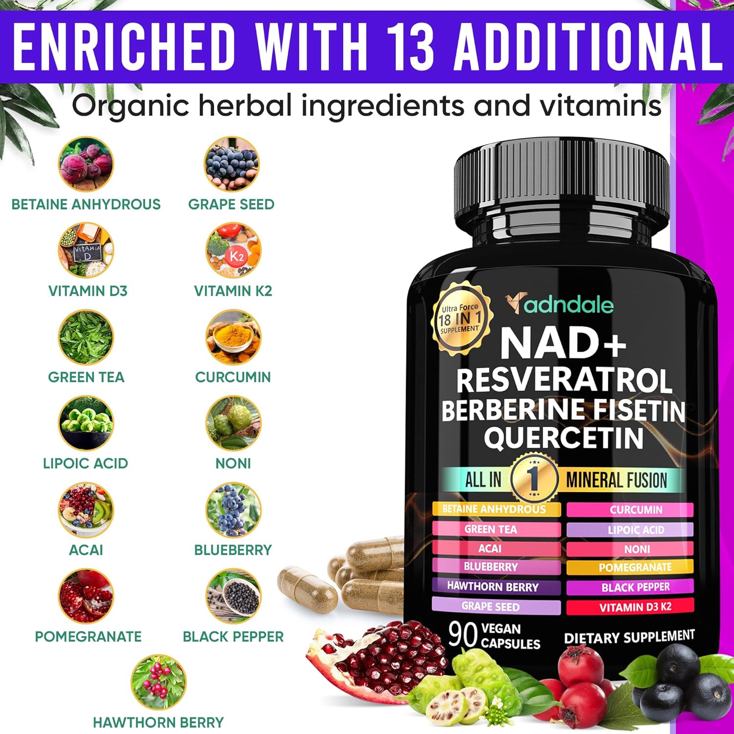 90pcs NAD Supplement - Longevi - Longevity Health & Wellness Hotel recensione e prezzo