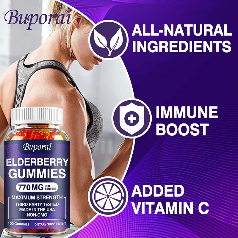 Elderberry Gummies - with Vita - Health Wellness Vitamins recensione e prezzo