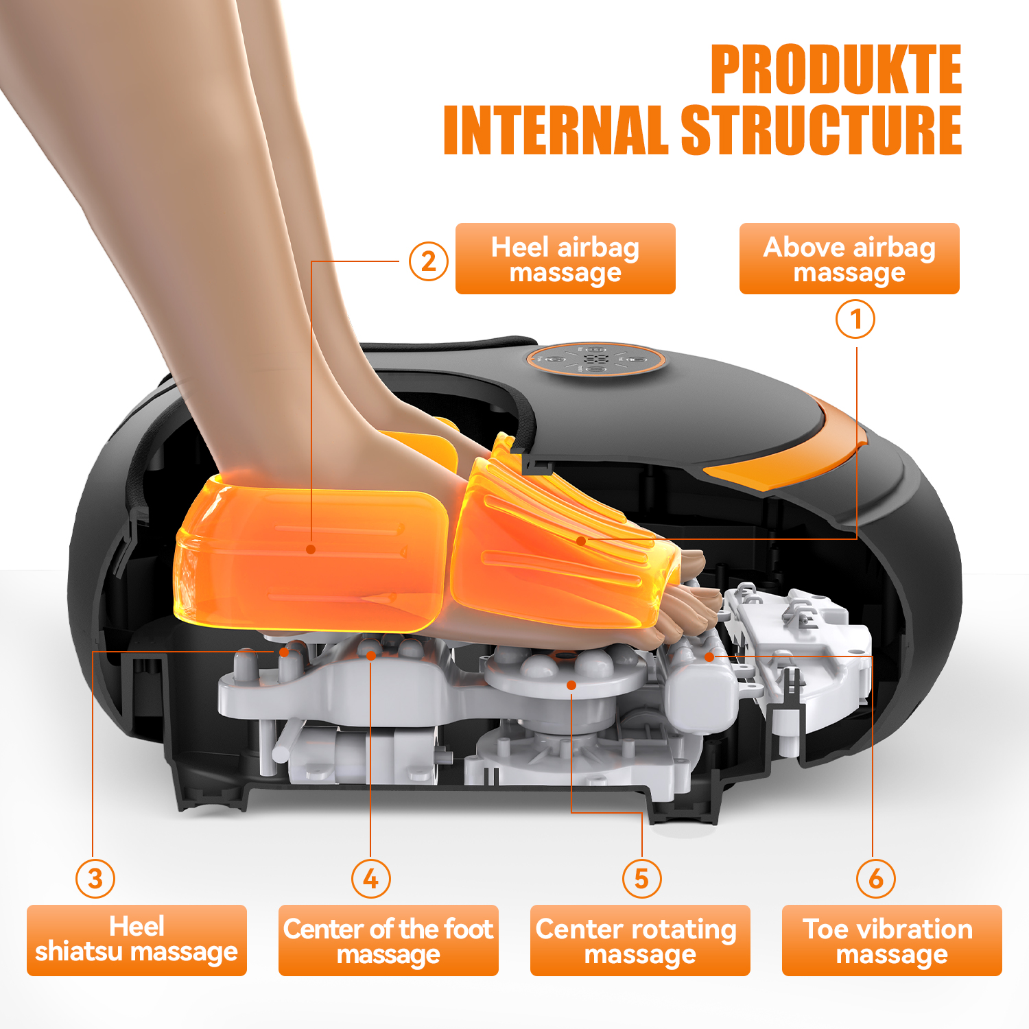 Foot Massager Roller Kneading  - Reflexology Foot Roller recensione e prezzo