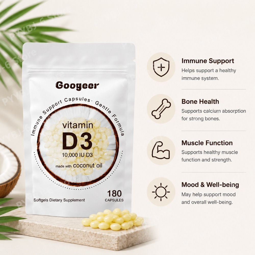 Vitamin D3 Softgels 10,000 IU  - Health Wellness Vitamins recensione e prezzo