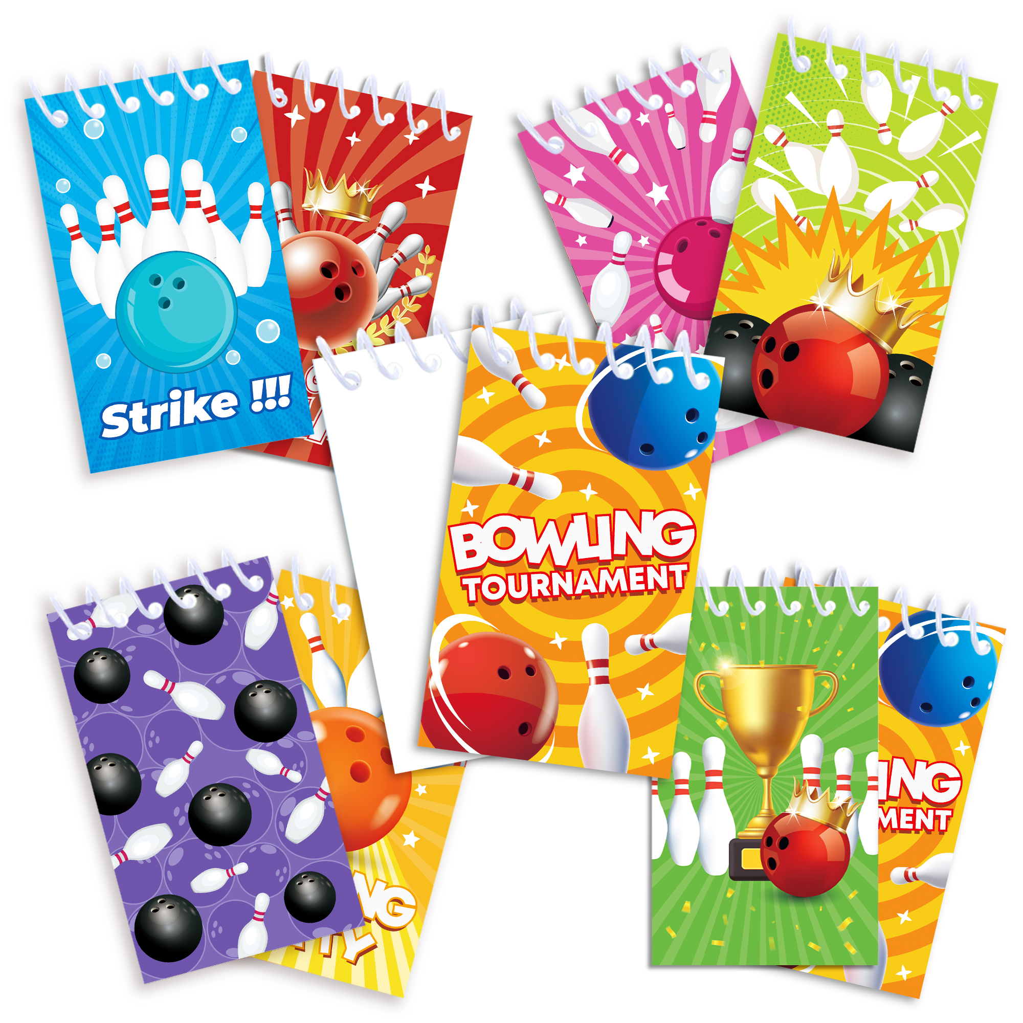 8pcs Bowling Sports Theme Mini - Fitness Journal Planner recensione e prezzo