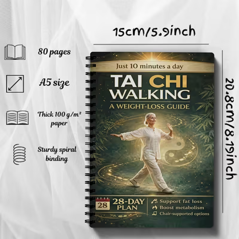 Tai Chi Walking Guide Notebook - Fitness Journal Planner recensione e prezzo