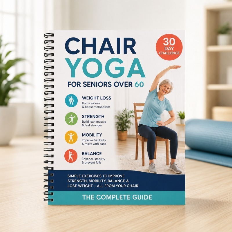 30 Day Chair Yoga Training Gui - Fitness Journal Planner recensione e prezzo
