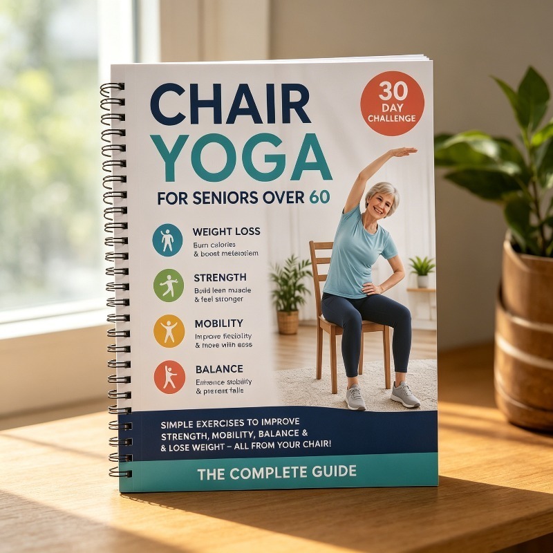 30 Day Chair Yoga Training Gui - Fitness Journal Planner recensione e prezzo