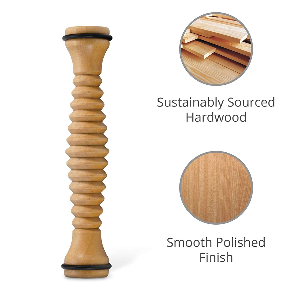Wooden Massager Body Back Wood - Reflexology Foot Roller recensione e prezzo