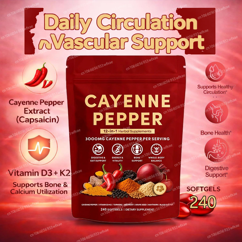 240 Softgels Cayenne Pepper Su - Health Wellness Vitamins recensione e prezzo