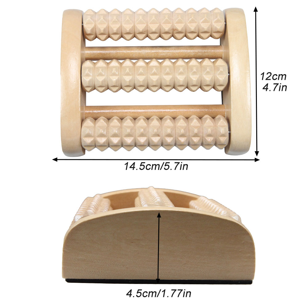 Foot Massage Roller Wood Thera - Reflexology Foot Roller recensione e prezzo
