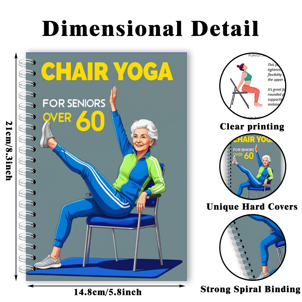 Chair Yoga Logbook Notebook Fi - Fitness Journal Planner recensione e prezzo