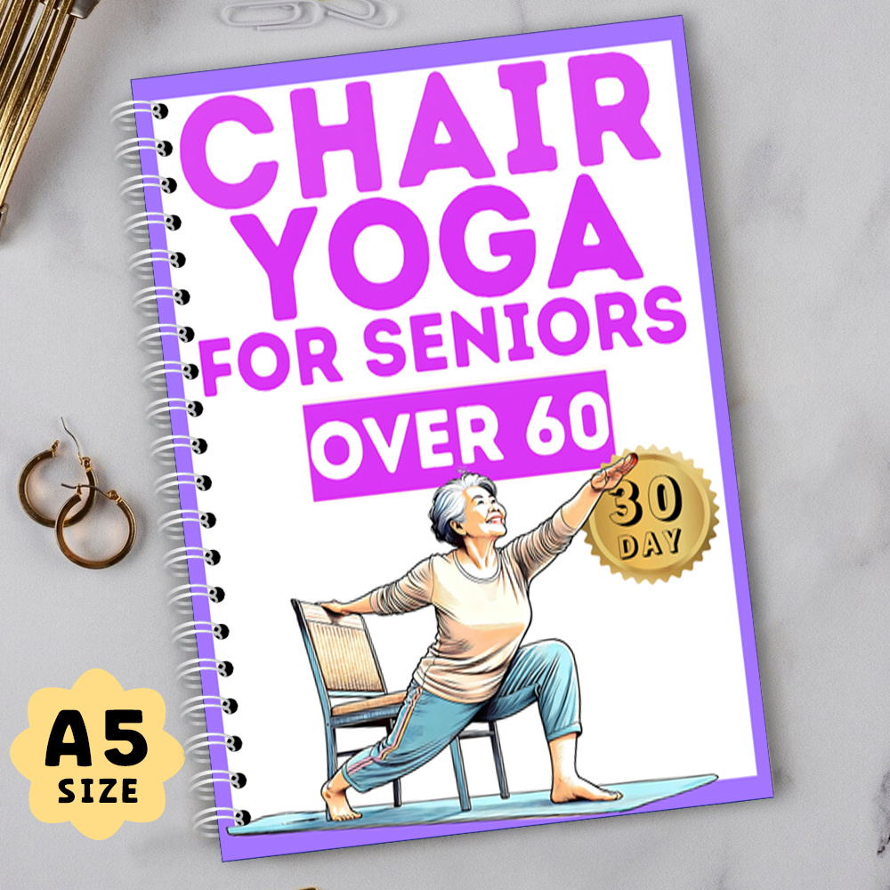 28-Day Chair Yoga Weight Loss  - Fitness Journal Planner recensione e prezzo