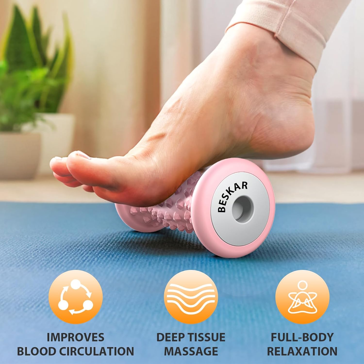 Foot Massager Roller for Plant - Reflexology Foot Roller recensione e prezzo