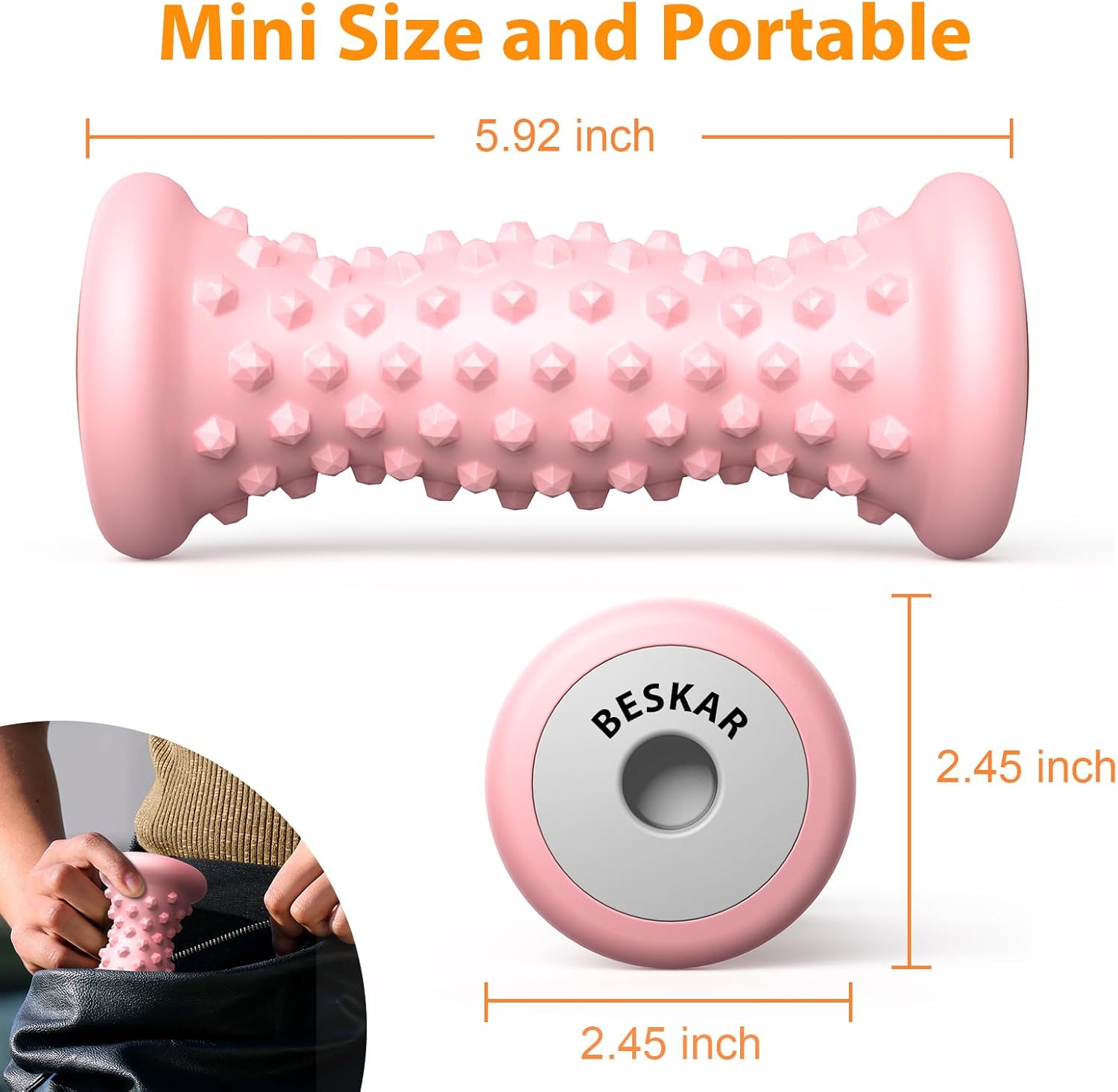 Foot Massager Roller for Plant - Reflexology Foot Roller recensione e prezzo