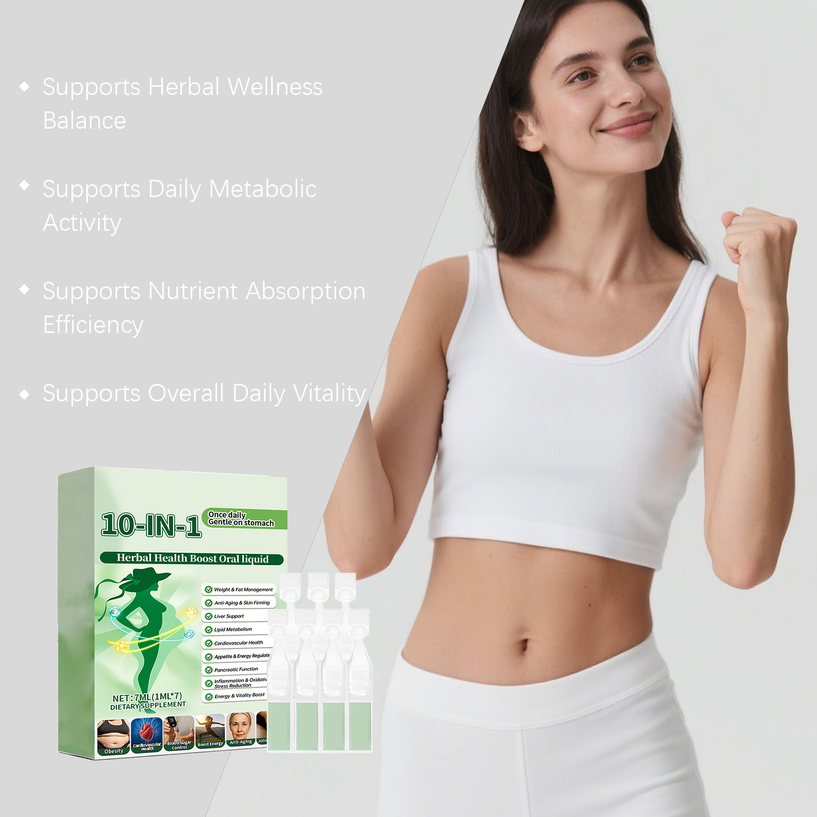 10 in 1 Herbal Health Support  - Health Wellness Vitamins recensione e prezzo