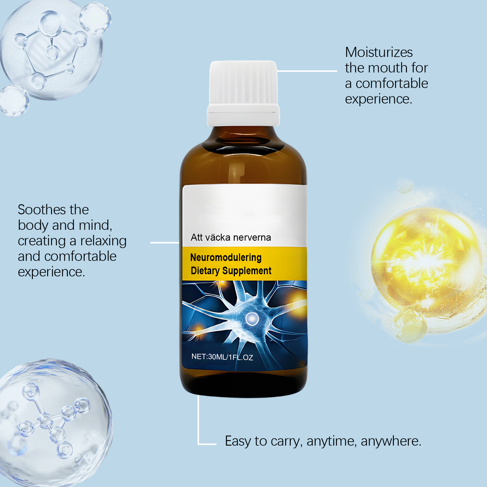 Dietary Supplement Drops Gentl - Health Wellness Energy recensione e prezzo