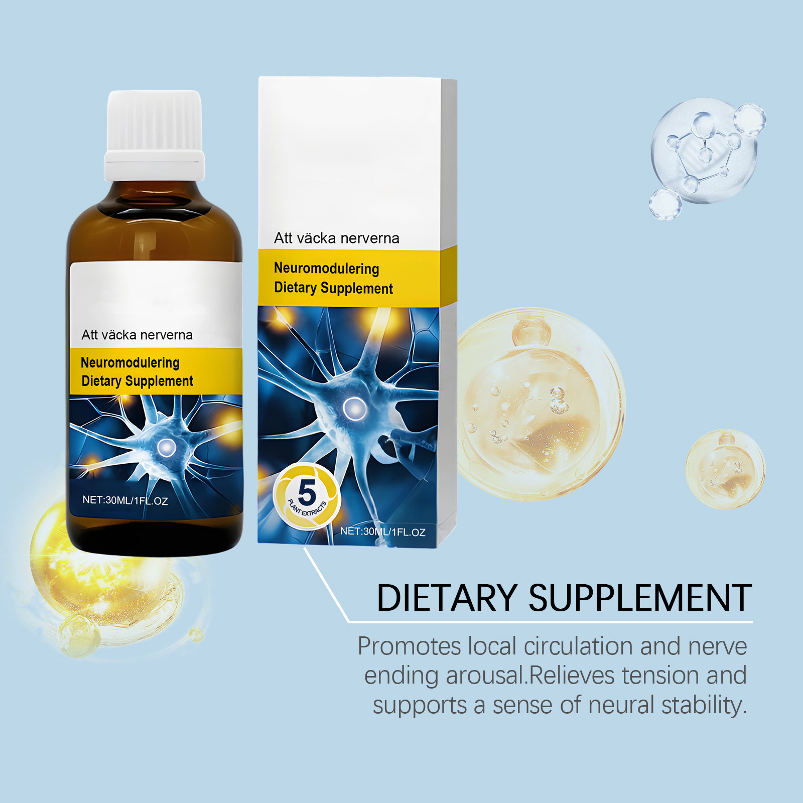 Dietary Supplement Drops Gentl - Health Wellness Energy recensione e prezzo