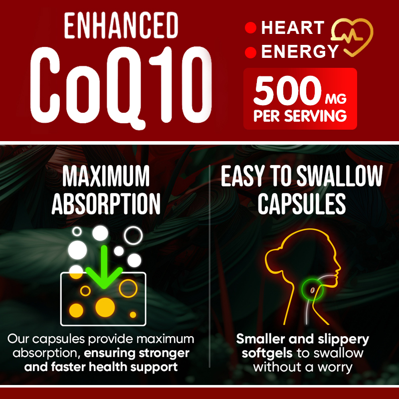 CoQ10 Capsules Support Heart C - Health Wellness Energy recensione e prezzo