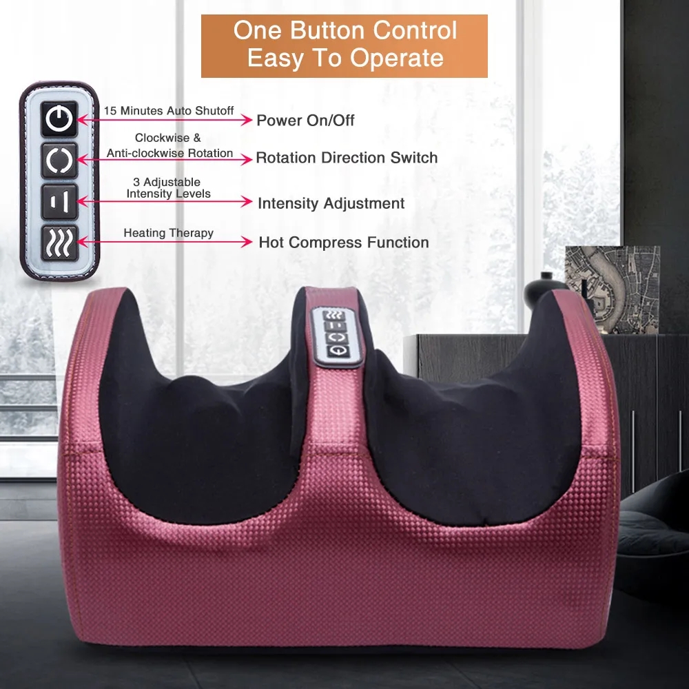 Hot Compression Electric Foot  - Reflexology Foot Roller recensione e prezzo