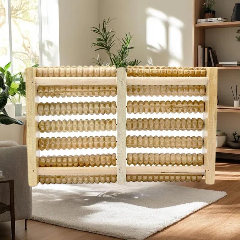 1PC Wooden Foot Massage Roller - Reflexology Foot Roller recensione e prezzo