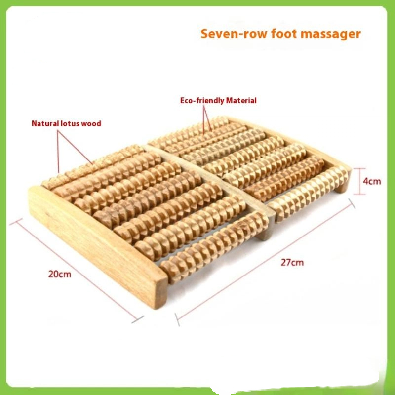 1PC Wooden Foot Massage Roller - Reflexology Foot Roller recensione e prezzo