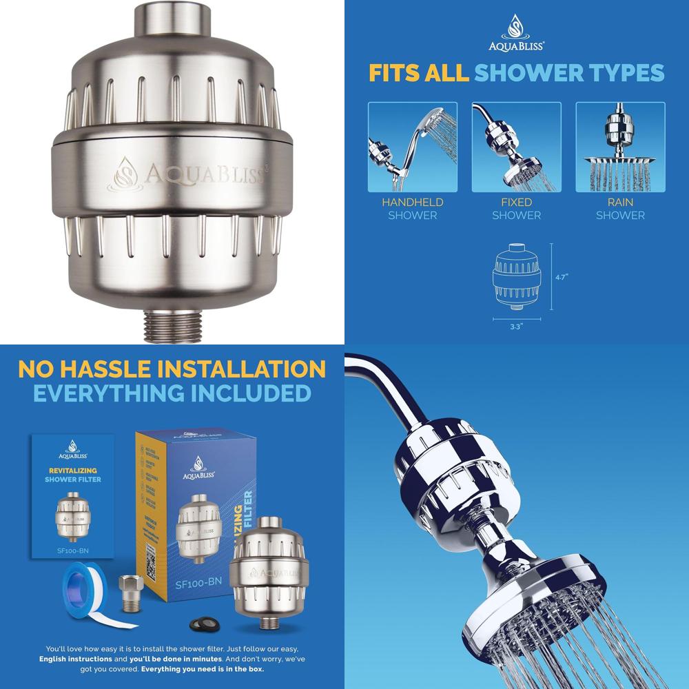 High Output AquaBliss Shower F - Health & Wellness Là Gì recensione e prezzo