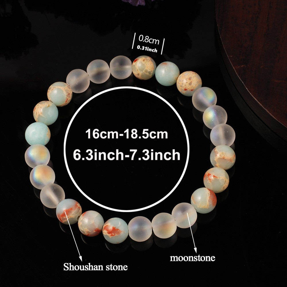 8mm Natural Shoushan Stone Hea - Longevity Health & Wellness Hotel recensione e prezzo