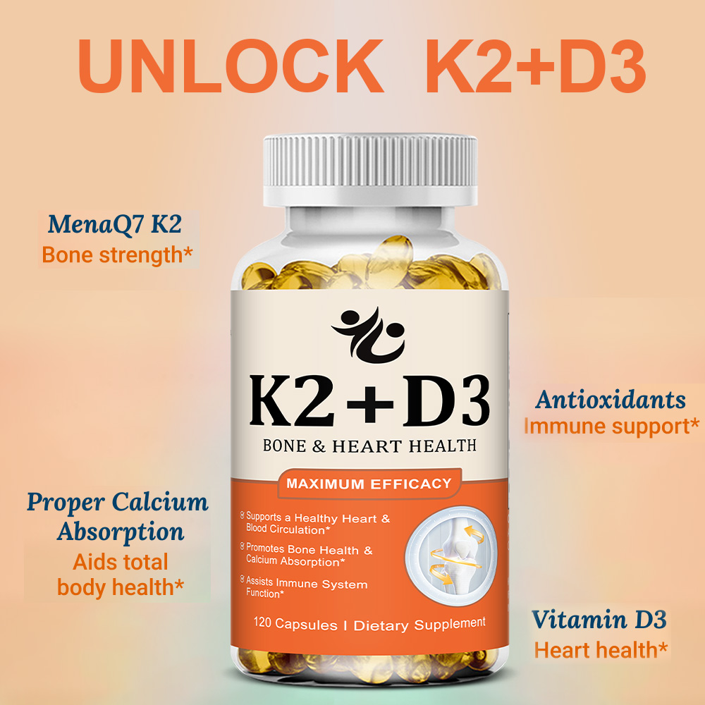 Vitamin D3 + K2 Capsules, Supp - Health Wellness Vitamins recensione e prezzo