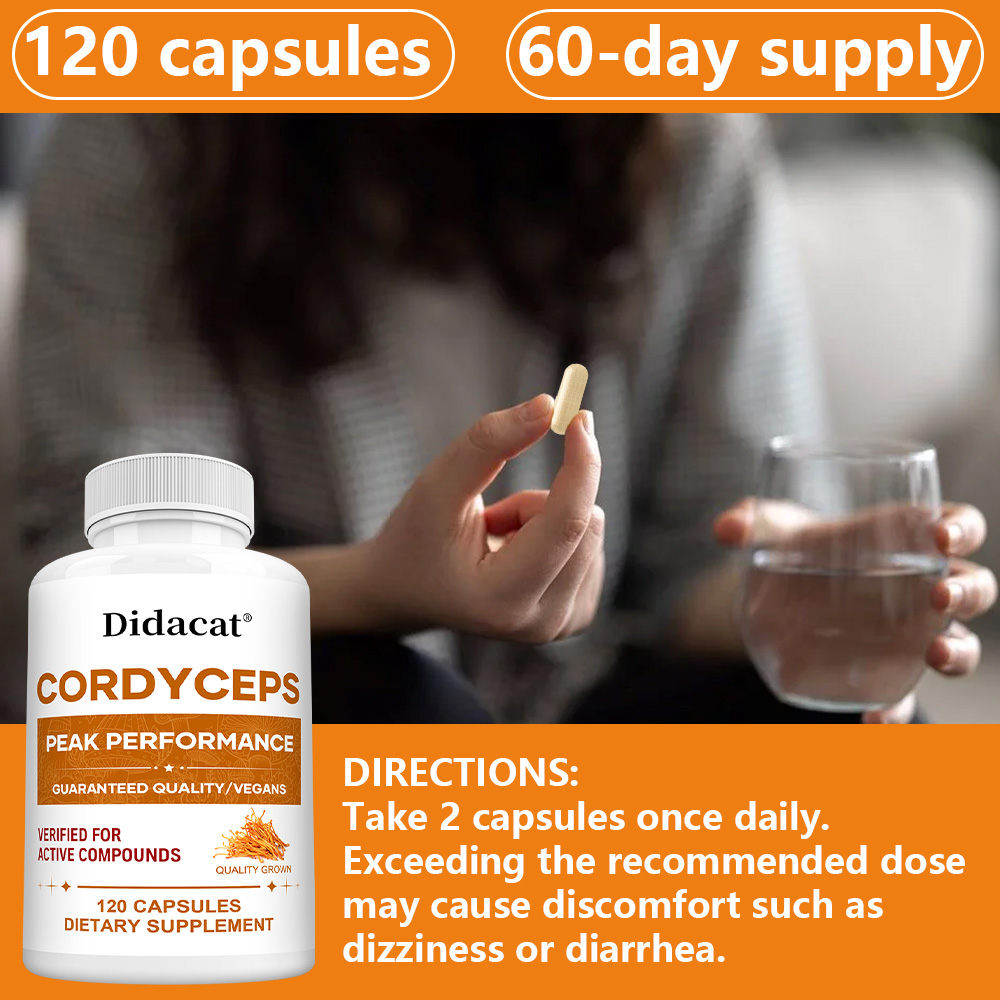 Cordyceps Mushroom Capsules 10 - Health Wellness Day recensione e prezzo