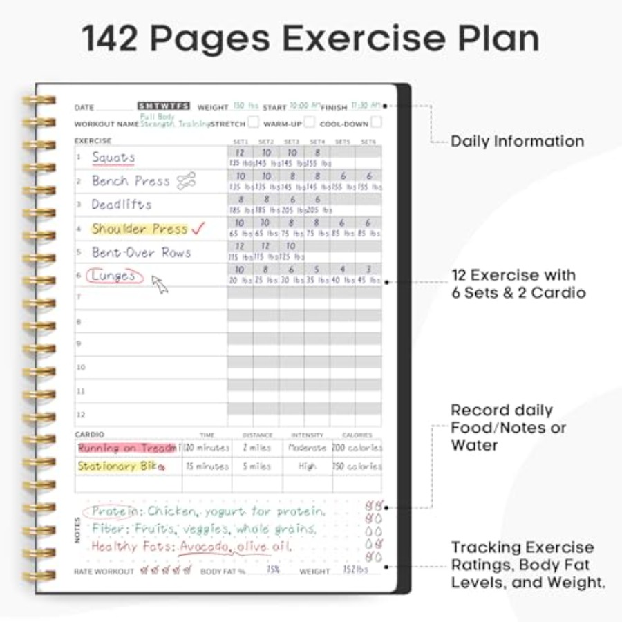 Fitness Workout Journal for Wo - Fitness Journal Planner recensione e prezzo