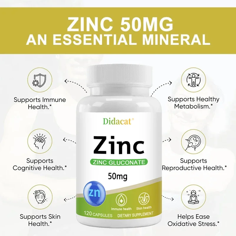 Zinc 50 Mg - with Zinc Glucona - Health Wellness Day recensione e prezzo