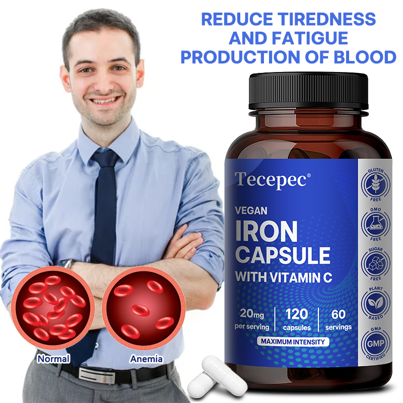 Iron Supplement with Vitamin C - Health Wellness Vitamins recensione e prezzo