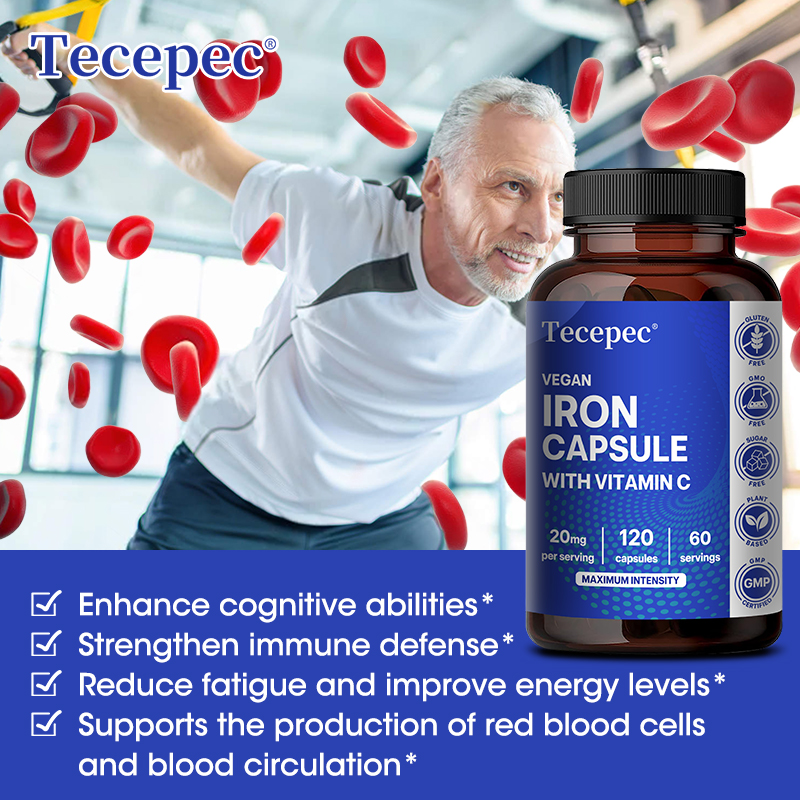 Iron Supplement with Vitamin C - Health Wellness Vitamins recensione e prezzo
